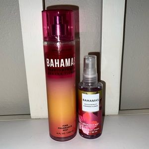 Bahamas passion fruit and banana flower body spray from bath and body works